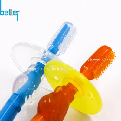 Stampaggio in gomma siliconica liquida per spazzolino da dentizione per neonati in silicone alimentare